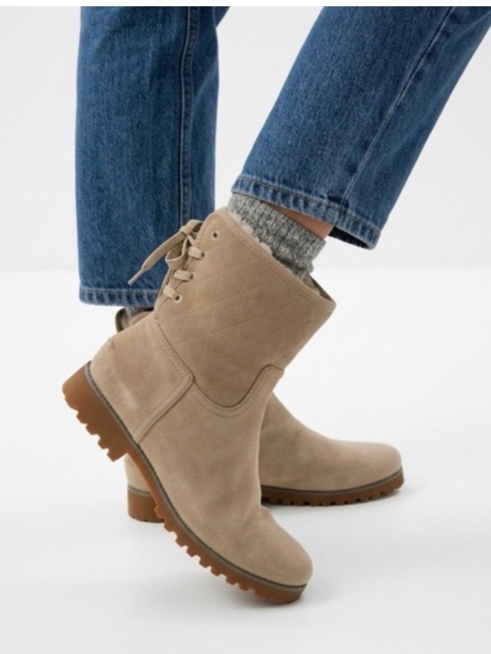 New Donald J Pliner Women's Tan Suede Lace-Up Ankle Boots